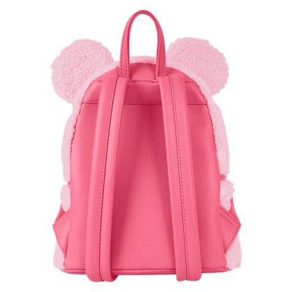 Minnie Mouse Exclusive Hearts Strawberry Scented Sherpa Mini Backpack - Image 5