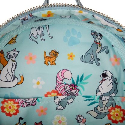 Disney Dogs & Cats Faux Denim Mini Backpack - Image 8
