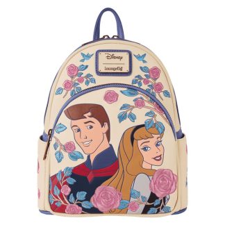 Sleeping Beauty Princess Aurora & Prince Phillip Floral Mini Backpack
