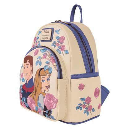 Sleeping Beauty Princess Aurora & Prince Phillip Floral Mini Backpack - Image 4