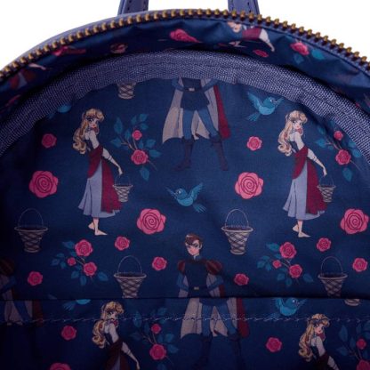 Sleeping Beauty Princess Aurora & Prince Phillip Floral Mini Backpack - Image 6