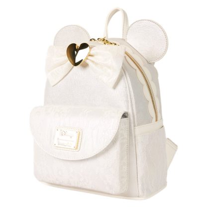 Minnie Mouse Iridescent Lace Wedding Mini Backpack - Image 5