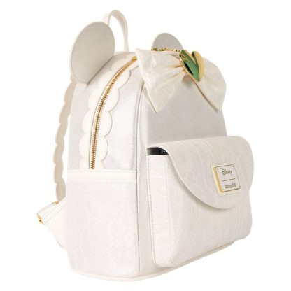 Minnie Mouse Iridescent Lace Wedding Mini Backpack - Image 6