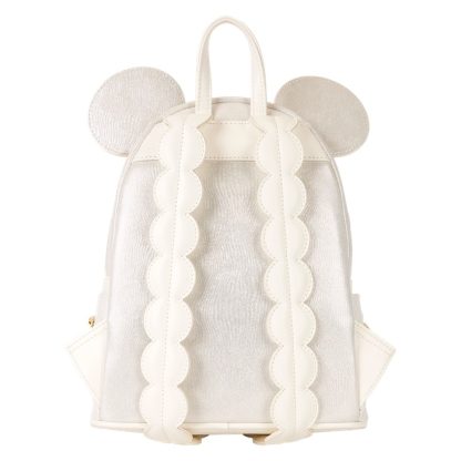 Minnie Mouse Iridescent Lace Wedding Mini Backpack - Image 7