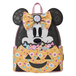 Minnie Mouse Cosplay Floral Pumpkin Glow Mini Backpack