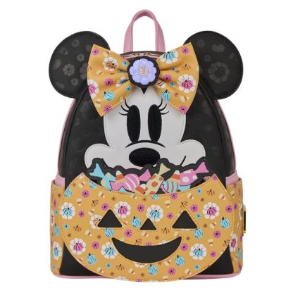 Minnie Mouse Cosplay Floral Pumpkin Glow Mini Backpack - Image 4