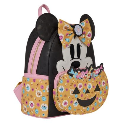 Minnie Mouse Cosplay Floral Pumpkin Glow Mini Backpack - Image 6