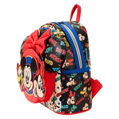 Mickey & Friends Classic All-Over Print Mini Backpack With Ear Headband - Image 6