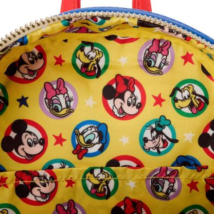 Mickey & Friends Classic All-Over Print Mini Backpack With Ear Headband - Image 13