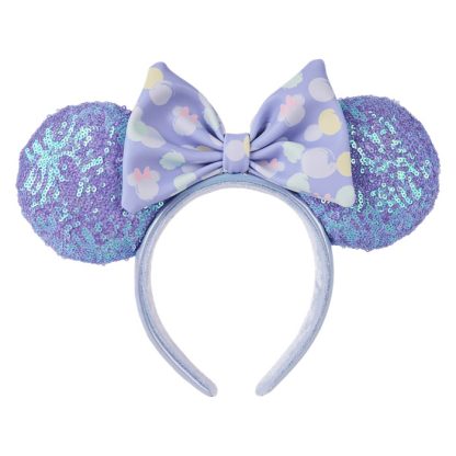 Minnie Mouse Exclusive Iridescent All-Over Print Sequin Ear Headband