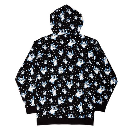 Stitch Ghost Costume All-Over Print Unisex Hoodie - Image 7