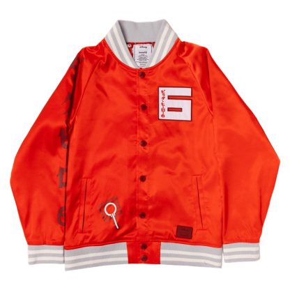 Big Hero 6 10th Anniversary Baymax & Friends Unisex Bomber Jacket - Image 3