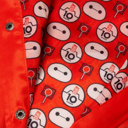 Big Hero 6 10th Anniversary Baymax & Friends Unisex Bomber Jacket - Image 8