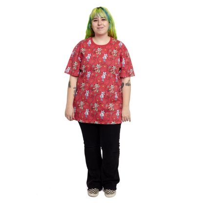 Western Mickey & Minnie Lasso All-Over Print Unisex Tee - Image 4
