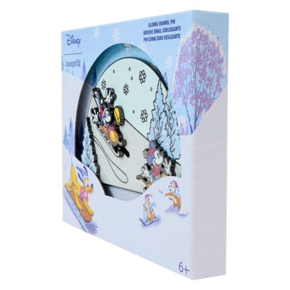 Mickey & Friends Winter Wonderland 3" Collector Box Sliding Pin - Image 3