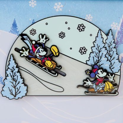 Mickey & Friends Winter Wonderland 3" Collector Box Sliding Pin - Image 6
