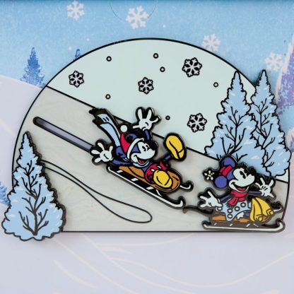 Mickey & Friends Winter Wonderland 3" Collector Box Sliding Pin - Image 7