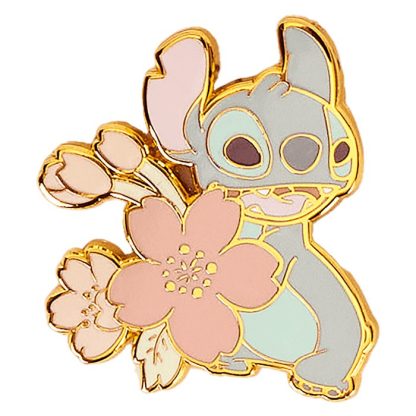 Stitch & Angel Cherry Blossom Mystery Box Pin - Image 6