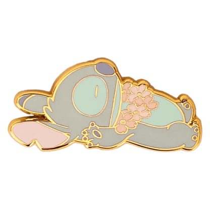 Stitch & Angel Cherry Blossom Mystery Box Pin - Image 3