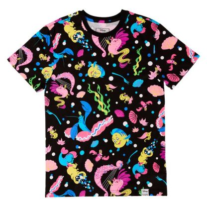 The Little Mermaid 35th Anniversary Life is the Bubbles All-Over Print Unisex Tee - Image 6