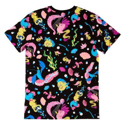 The Little Mermaid 35th Anniversary Life is the Bubbles All-Over Print Unisex Tee - Image 7