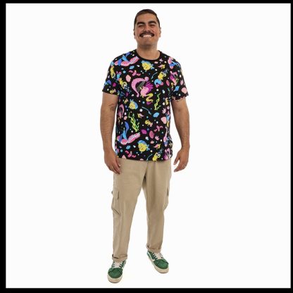 The Little Mermaid 35th Anniversary Life is the Bubbles All-Over Print Unisex Tee - Image 10