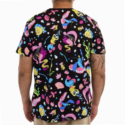 The Little Mermaid 35th Anniversary Life is the Bubbles All-Over Print Unisex Tee - Image 4