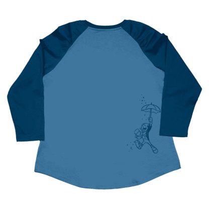 Pinocchio Blue Fairy Unisex Raglan Tee - Image 3