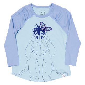 Winnie The Pooh Eeyore Unisex Raglan Tee