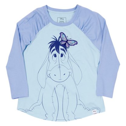 Winnie The Pooh Eeyore Unisex Raglan Tee
