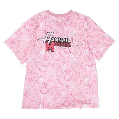 Hannah Montana Drawstring Hem All-Over Print Unisex Tee - Image 4