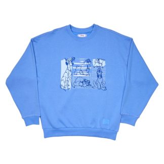 Disney Dogs & Cats Oversized Unisex Crewneck Sweatshirt
