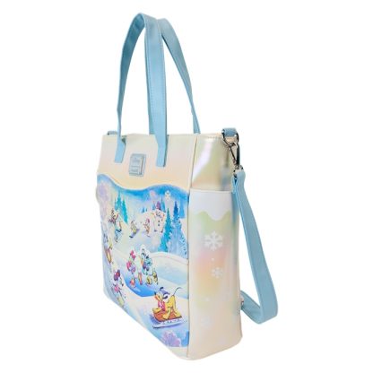 Mickey & Friends Winter Wonderland Convertible Backpack & Tote Crossbody Bag - Image 3