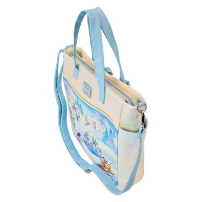 Mickey & Friends Winter Wonderland Convertible Backpack & Tote Crossbody Bag - Image 4