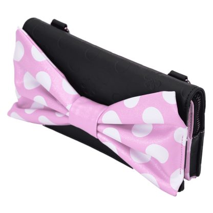 Minnie Mouse Floral Rock The Dots Clutch Crossbody Bag - Image 4