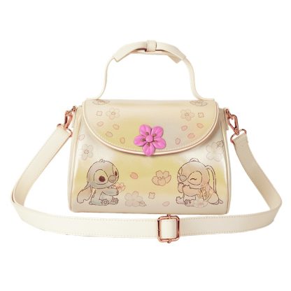 Stitch & Angel Cherry Blossom Bow Handle Crossbody Bag - Image 8