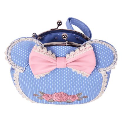 Minnie Mouse Floral and Lace Kisslock Crossbody Bag - Image 7