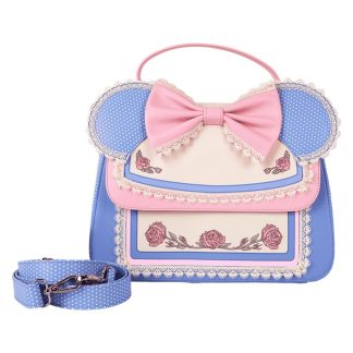 Minnie Mouse Floral and Lace Crossbody Bag
