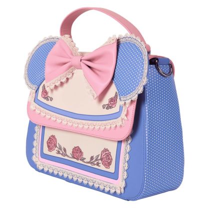 Minnie Mouse Floral and Lace Crossbody Bag - Image 4