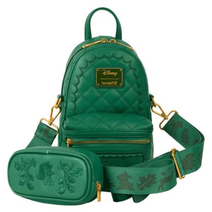 Bambi Quilted Texture Convertible Sling Crossbody Bag with Coin Bag
