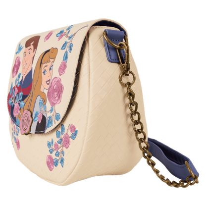 Sleeping Beauty Princess Aurora & Prince Phillip Floral Crossbody Bag - Image 4