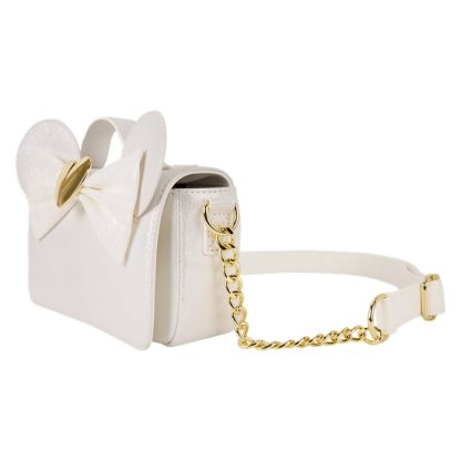 Minnie Mouse Iridescent Lace Wedding Crossbody Bag - Image 5