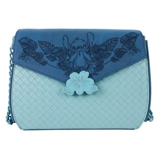 Stitch Embroidered Floral Crossbody Bag