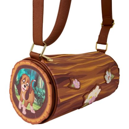The Fox and the Hound Forest Floral Log Figural Crossbody Bag - Image 4