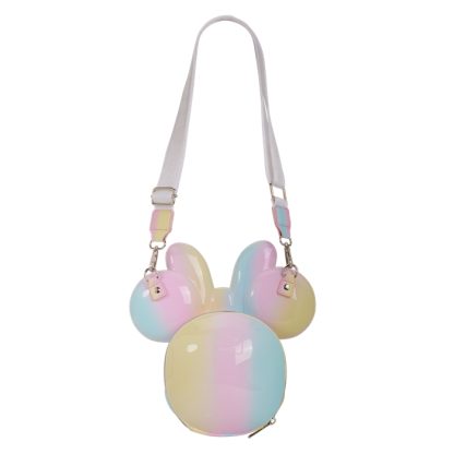 Minnie Mouse Pastel Tie-Dye Molded Figural Crossbody Bag - Image 4
