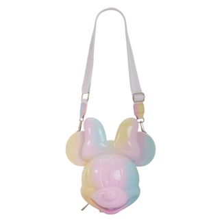 Minnie Mouse Pastel Tie-Dye Molded Figural Crossbody Bag