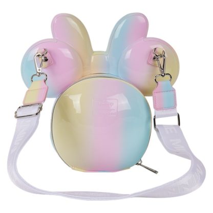 Minnie Mouse Pastel Tie-Dye Molded Figural Crossbody Bag - Image 7