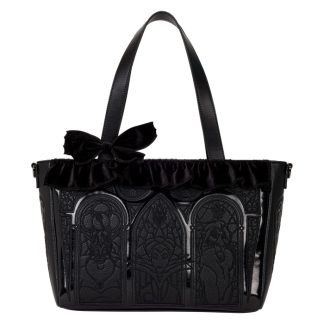 Disney Villains Stained Glass Tote Crossbody Bag