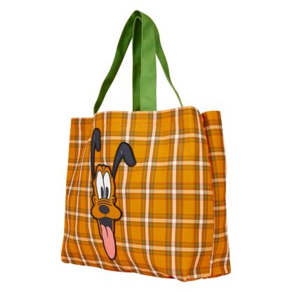 Pluto 95th Anniversary Plaid Canvas Tote Bag - Image 4
