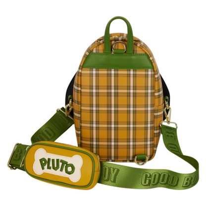 Pluto 95th Anniversary Plaid Sling Crossbody Bag with Coin Bag - Image 9